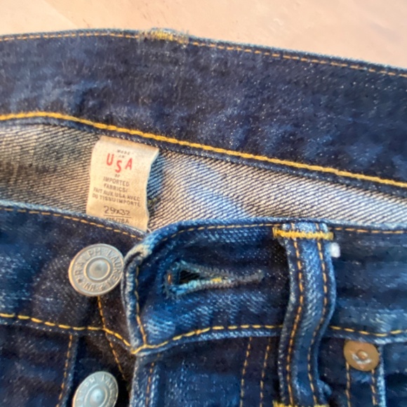 RRL (Ralph Lauren) Japanese selvedge jeans, slim fit 29x32 - Picture 5 of 5